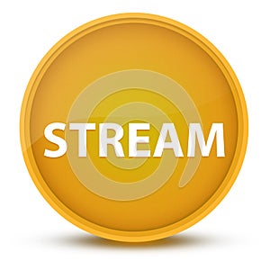 Stream luxurious glossy yellow round button abstract