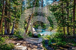 Stream near Lake Haiyaha in Rocky Mountain National Park