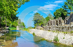 The stream, Olympos, Turkey