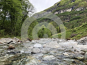 Stream Ri Grande, Bignasco The Maggia Valley or Valle Maggia or Maggiatal photo