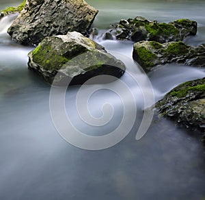 Stream and rocks