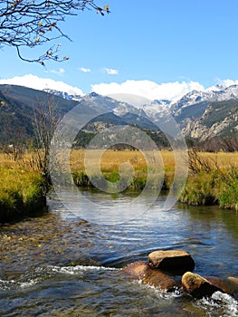 A stream in Rocky Mountain National Park