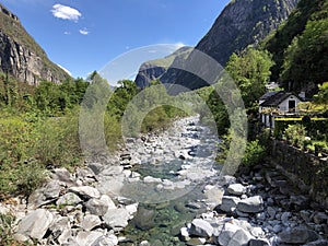 Stream Rovana or Fiume Rovana The Rovana Valley or Valle Rovana or Das Rovanatal