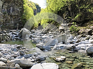 Stream Rovana or Fiume Rovana The Rovana Valley or Valle Rovana or Das Rovanatal