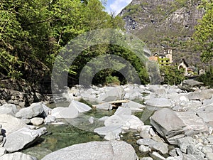 Stream Rovana or Fiume Rovana The Rovana Valley or Valle Rovana or Das Rovanatal