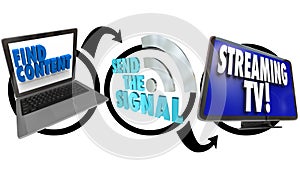 Stream TV Content From Internet Computer to HDTV Television