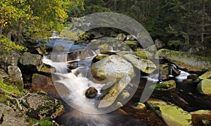Stream of Vydra river