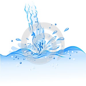 Stream water isolated