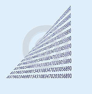 Streaming binary code abstract background for technology