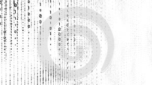 Streaming binary code background, Falling digits on backdrop, Matrix background with digit