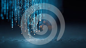 Streaming binary data creating a digital information flow