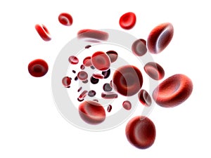 Streaming blood cells