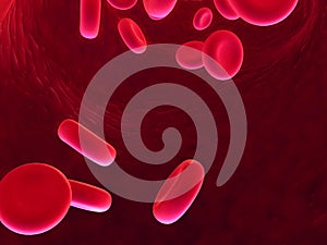 Streaming blood cells