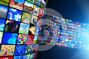 Streaming media technology and multimedia concept