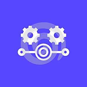 streamline process icon for web