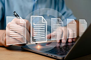 Digital document management system software for business automation and workflow efficiency online access
