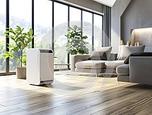 Streamlined Air Purifier Enhances Functional, Forward Thinking Living Space