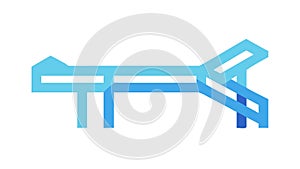 Streamlined Digital Access Key Icon, Clean Design, vector design Generative AI