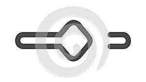 Streamlined Modern Key Icon Vector Graphic Design, vector design Generative AI