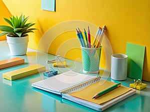 Streamlined Workspace Essentials Modern Office Stationery with a Minimalist Aesthetic for a Clean Efficient Desk