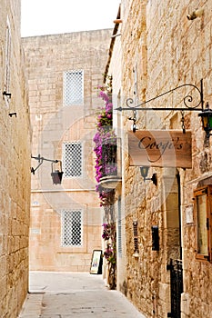 In the streats of Mdina, Malta, Europe