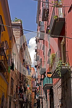 Street alley in Naples