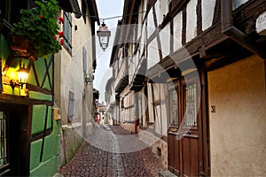 A street in an Alsatian village - Riquewihr - France