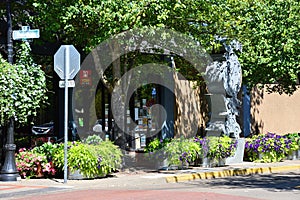 Street Art in Downtown Eugene in Summer, Oregon