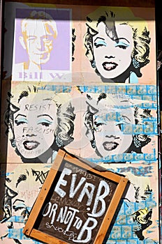 Street art Marilyn Monroe