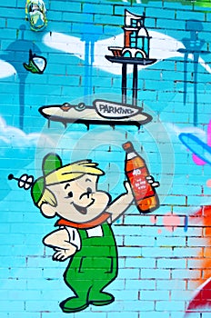 Street art Montreal the Jetsons