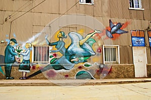 Street Art in ValparaÃÂ­so