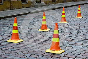Street Attention Cones