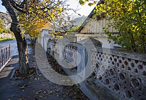 A street in the Bakhchysaray`s Old Town