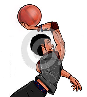 Street Ball basketball Streetballer Dunk