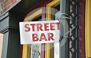 Street Bar for Alcoholic drinks