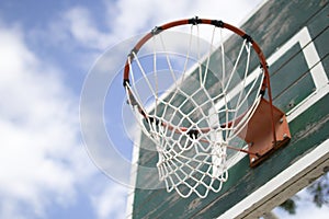 Street basketball board