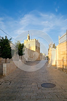 Street of Bethlehem. Palestine, Israel.