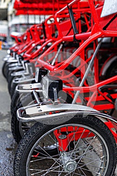 Street bike taxis.