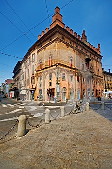 Street in Bologna, Italy photo