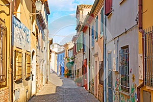 Street in Borgo San Giuliano in Rimini