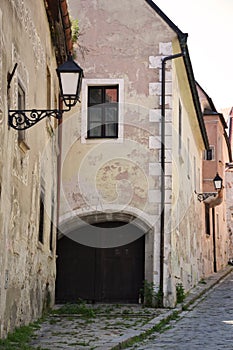 Street of Bratislava old town.