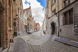 Street in Bruges Belgium