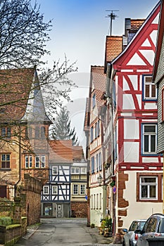 Street in Budingen, Germany