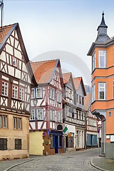 Street in Budingen, Germany