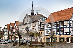 Street in Budingen, Germany