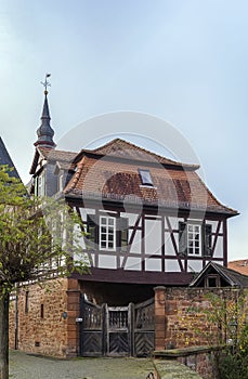 Street in Budingen, Germany