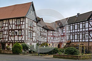 Street in Budingen, Germany