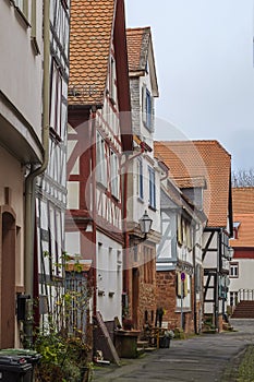 Street in Budingen, Germany