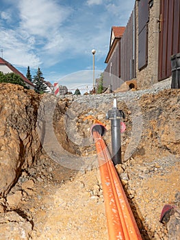 Street within building of fiber optic cables network