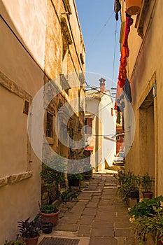 Street in Buje, Croatia